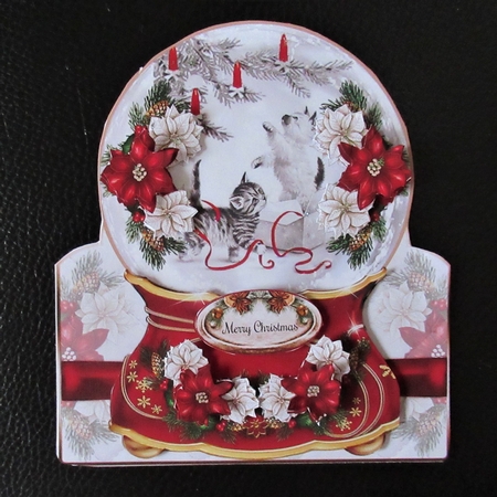 Cute Snowglobe 02 Shaped Mini Page Kit by Davina Rundle