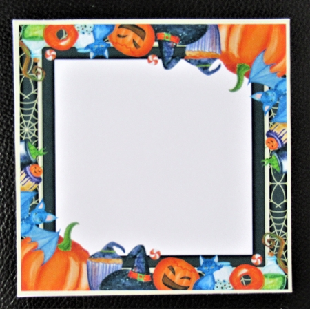 Halloween/Birthday Hocus Pocus 7x7ins Blank Insert by Davina Rundle