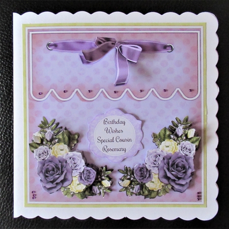 Envelop Birthday Roses Mini Kit by Davina Rundle