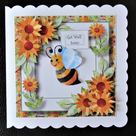 Watercolour Beautiful Bee by Davina Rundle