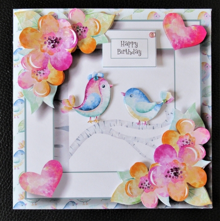 Watercolour Cute Birds by Davina Rundle