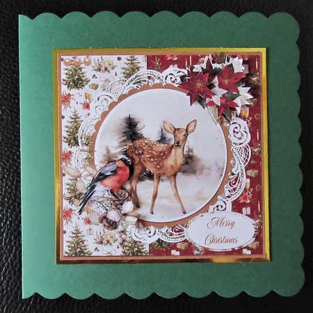 Christmas Scenes Bumper Kit 4 7x7 Cards, 24 Sheets by Davina Rundle