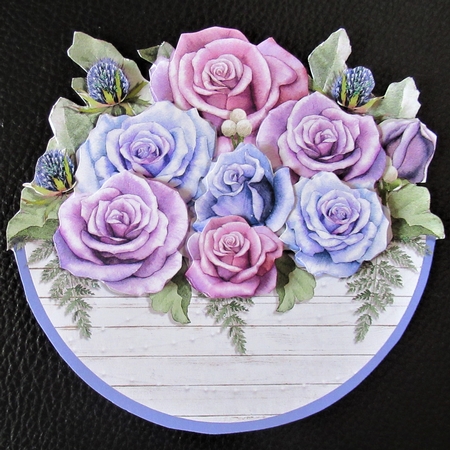 LILAC DREAM rocker card by Davina Rundle