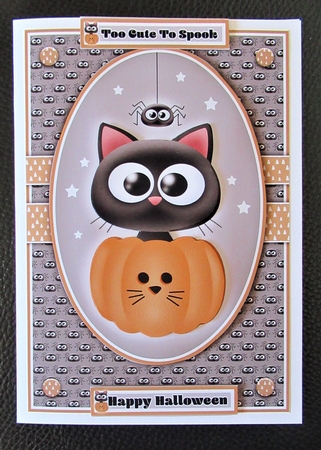 Pumpkin Cat A5 Mini Kit by Davina Rundle