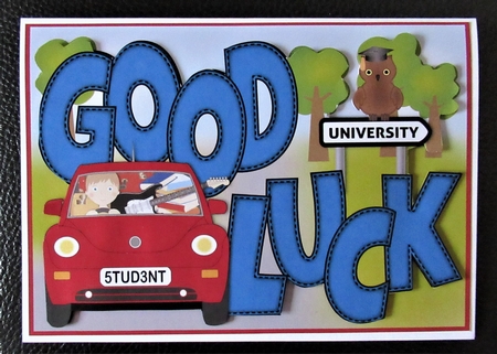 Good Luck at University a5 by Davina Rundle