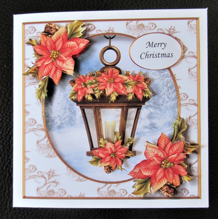 The Christmas Lantern 1 8x8 by Davina Rundle