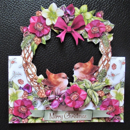 Holiday Hellebore Winter Wreath Kit-2 by Davina Rundle