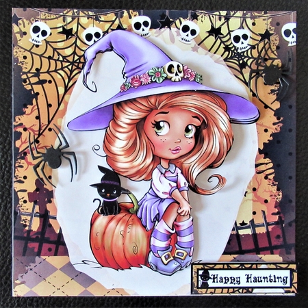 7x7 Adorable witch by Davina Rundle