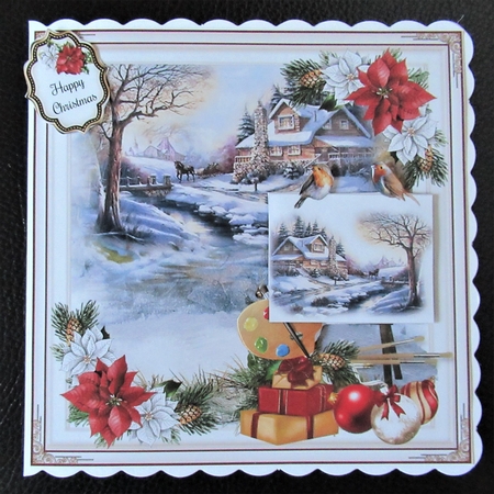 An Artists Winter Impression 03 Mini Page Kit  by Davina Rundle
