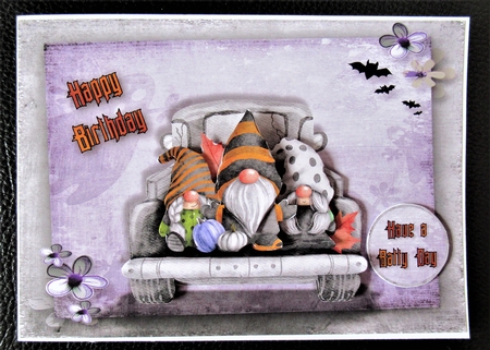 Halloween Birthday Gnomies Mini Kit by Davina Rundle