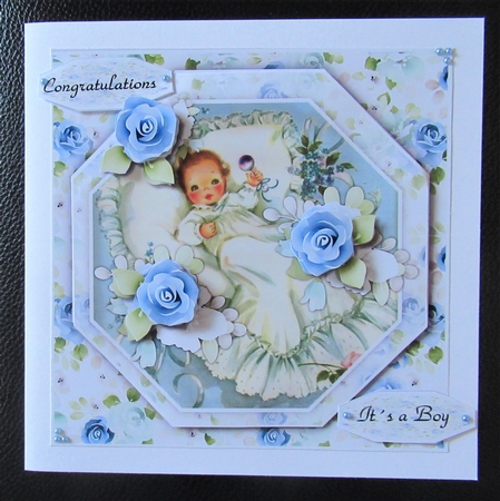 Vintage Baby Boy Mini Kit by Davina Rundle