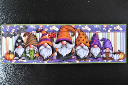 Halloween With My Gnomies Large DL Card by Davina Rundle