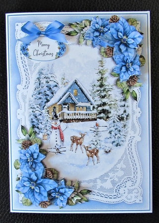 Winter Cabin in the Woods Bumper Kit by Davina Rundle