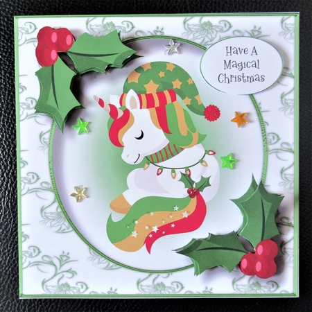 Christmas Unicorn 1 by Davina Rundle