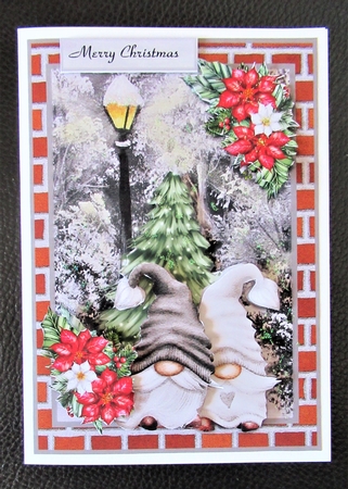 Christmas A5 Gnomes Mini Kit by Davina Rundle