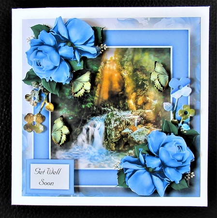Woodland Waterfall 1 by Davina Rundle