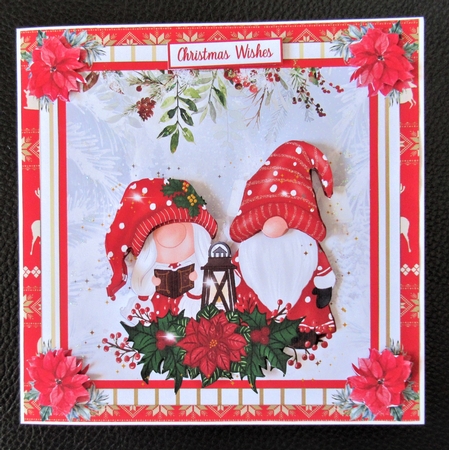 Gnome Sweet Gnome Christmas Decoupage Topper 4 by Davina Rundle