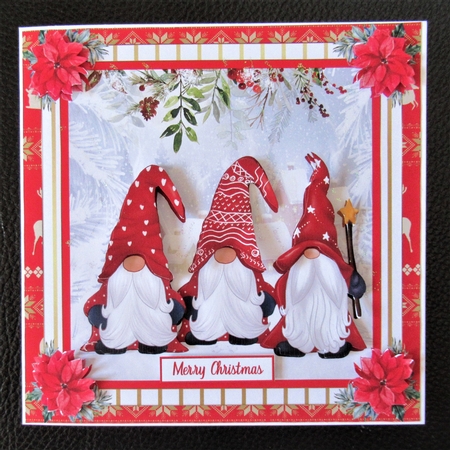 Gnome Sweet Gnome Christmas Decoupage Topper 5 by Davina Rundle