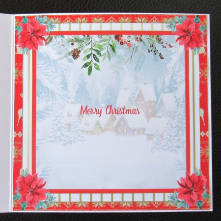 Christmas Poinsettia Insert 2 by Davina Rundle
