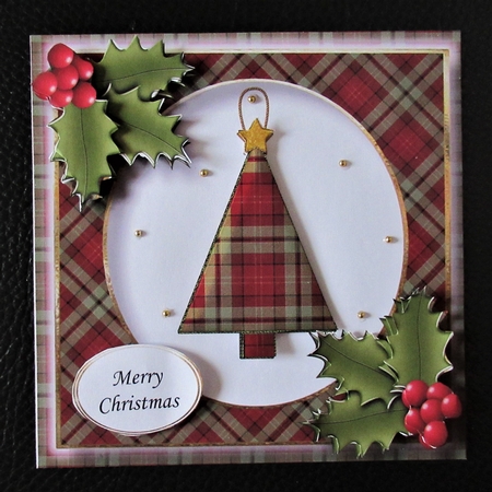 Tartan Christmas Tree 2 by Davina Rundle