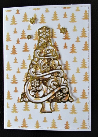 Christmas Background Paper 15 by Davina Rundle