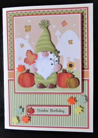 Autumn Gnome A5 by Davina Rundle