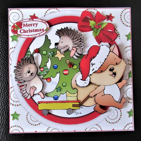 8x8 Bringing home the tree mini kit by Davina Rundle