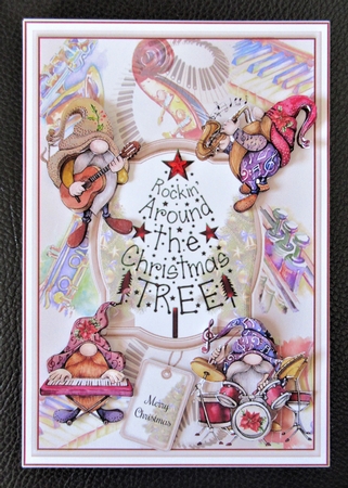 Rockin Around The Christmas Tree Mini Page Kit by Davina Rundle