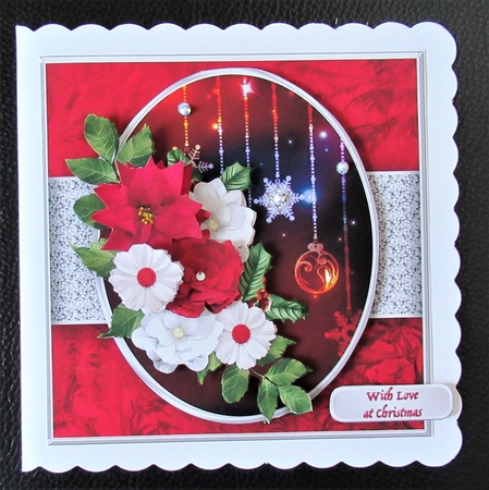Christmas Sparkle - Decoupage Card Mini Kit by Davina Rundle