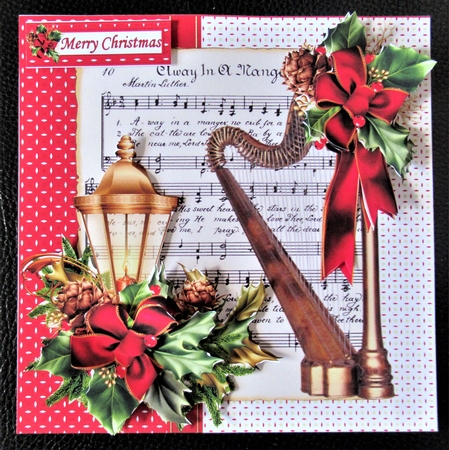 8x8 Musical Christmas Harp mini kit by Davina Rundle