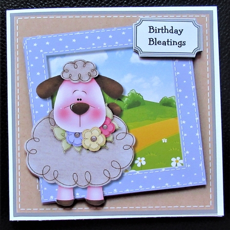 Cute Sheep by Davina Rundle