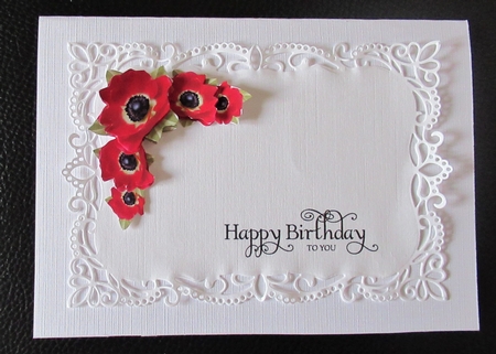 Poppy Vignette Step by Step  by Davina Rundle