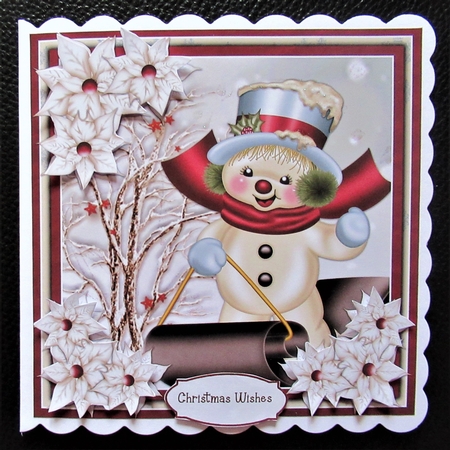 Snowman Christmas Mini Kit #4 by Davina Rundle