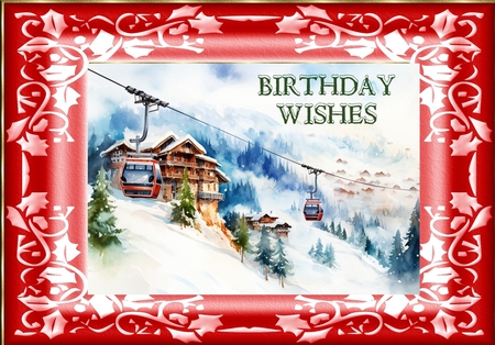 20 Christmas Time A5 Frames 2 by Davina Rundle