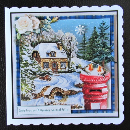WINTER POSTBOX by Davina Rundle