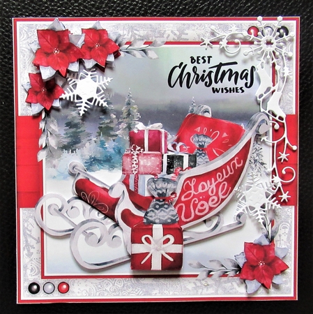 Christmas Sleigh Mini Kit by Davina Rundle