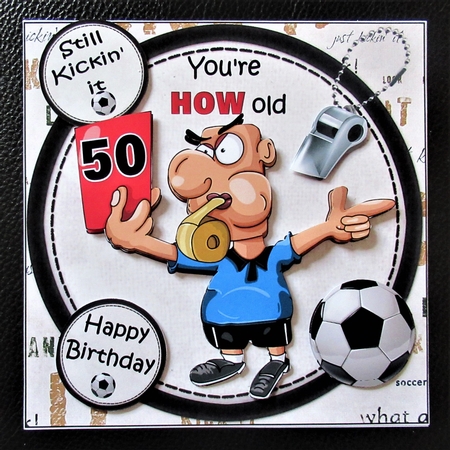8x8 Football birthday mini kit by Davina Rundle