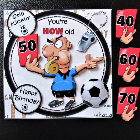 8x8 Football birthday mini kit by Davina Rundle