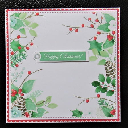 Christmas Topper  INSERT by Davina Rundle