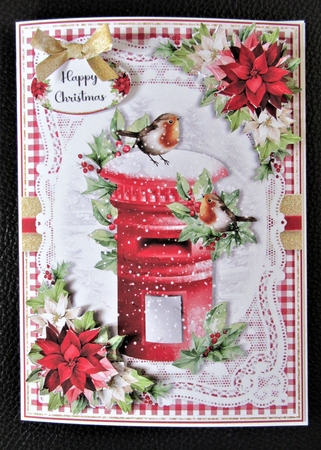 Gingham Christmas Robin Bumper Kit by Davina Rundle