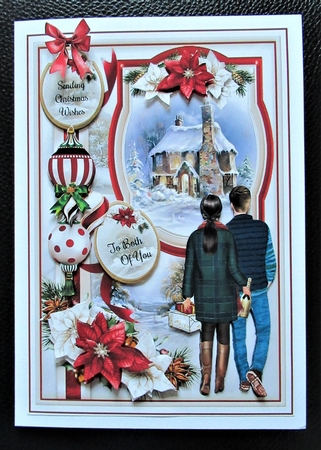 Christmas Cottage 02 Mini Page Kit  by Davina Rundle