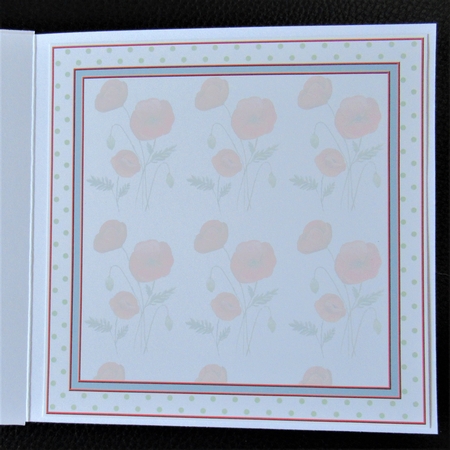 Remembrance Day Blank Insert  by Davina Rundle