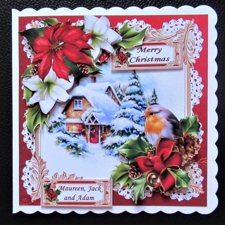 8x8 The Christmas scene 6 mini kit by Davina Rundle