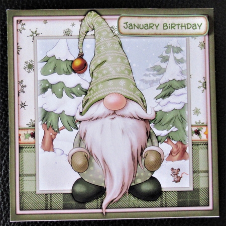 Alfred the Christmas Gnome 4 Sheet Mini Kit Green by Davina Rundle