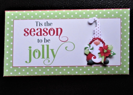 Jolly Gnome 6 Cash Gift Envelope by Davina Rundle