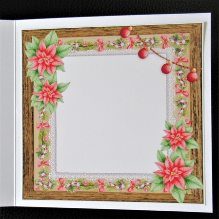 Vintage Wooden Effect Insert Blank 7x7 by Davina Rundle