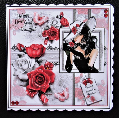 A Beautiful Rose 03 Mini Page Kit by Davina Rundle