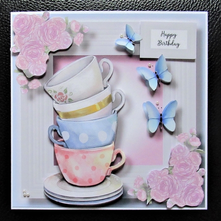 Teacups & Butterflies by Davina Rundle