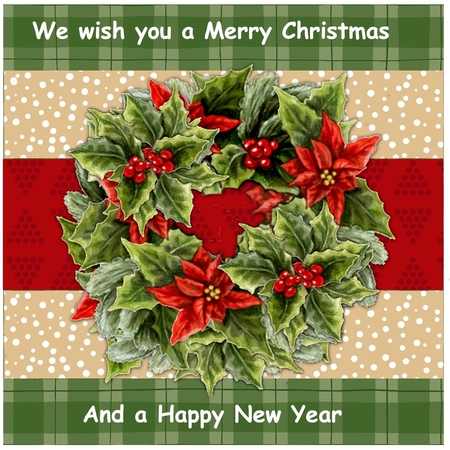 christmas poinsettia topper by Davina Rundle