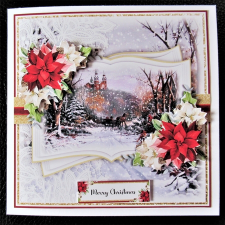 Christmas Horse and Carriage Open Book 4 by Davina Rundle